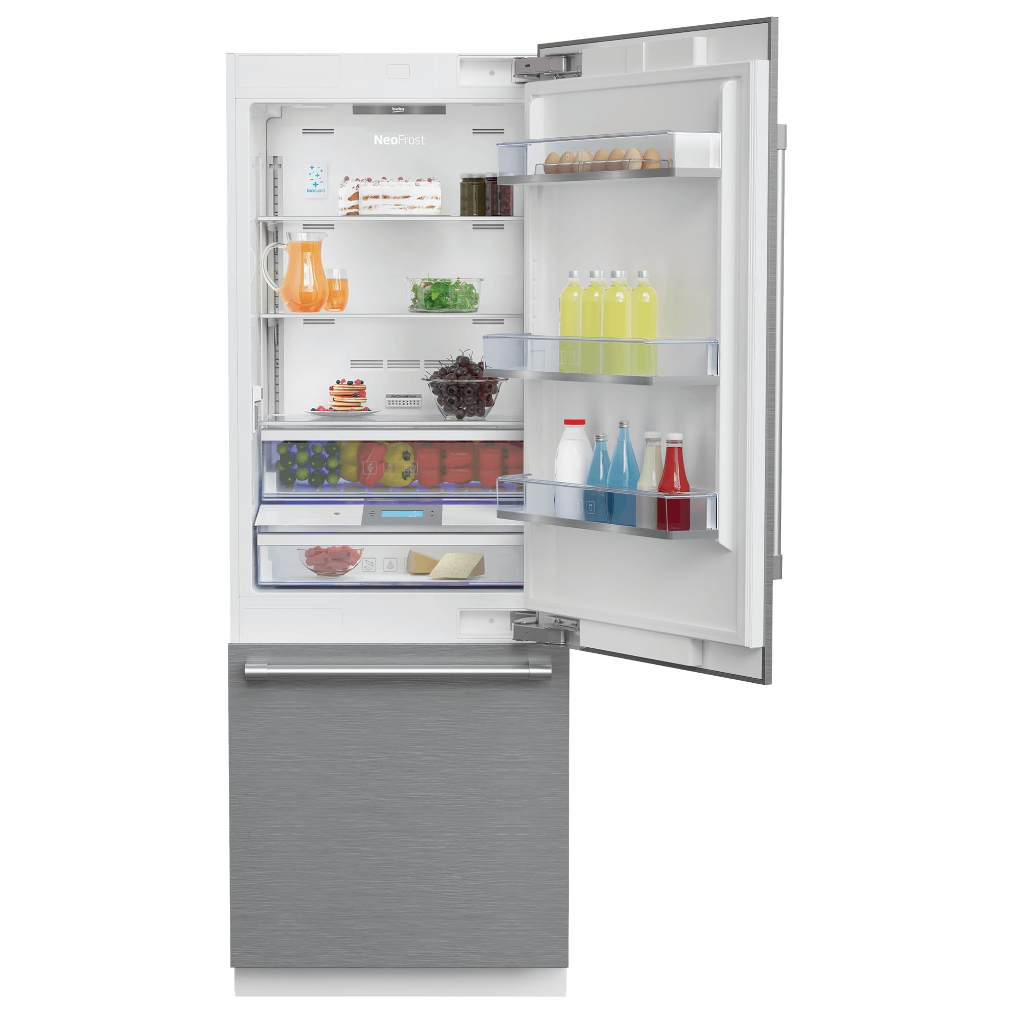 BEKO BBBF3019IMWE BOTTOM FREEZER BUILT IN REFRIGERATOR | Fridge.com