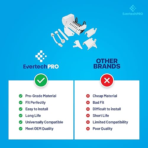 Miniatura 7 de Kit de montaje de máquina de hielo de repuesto para refrigerador GE WR30X10093 WR30X10061 WR30X10014 WR30X10012