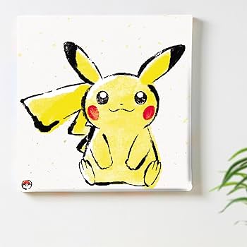 Amazon.co.jp: 【アートデリ】ポケモン ピカチュウ キャンバスパネル