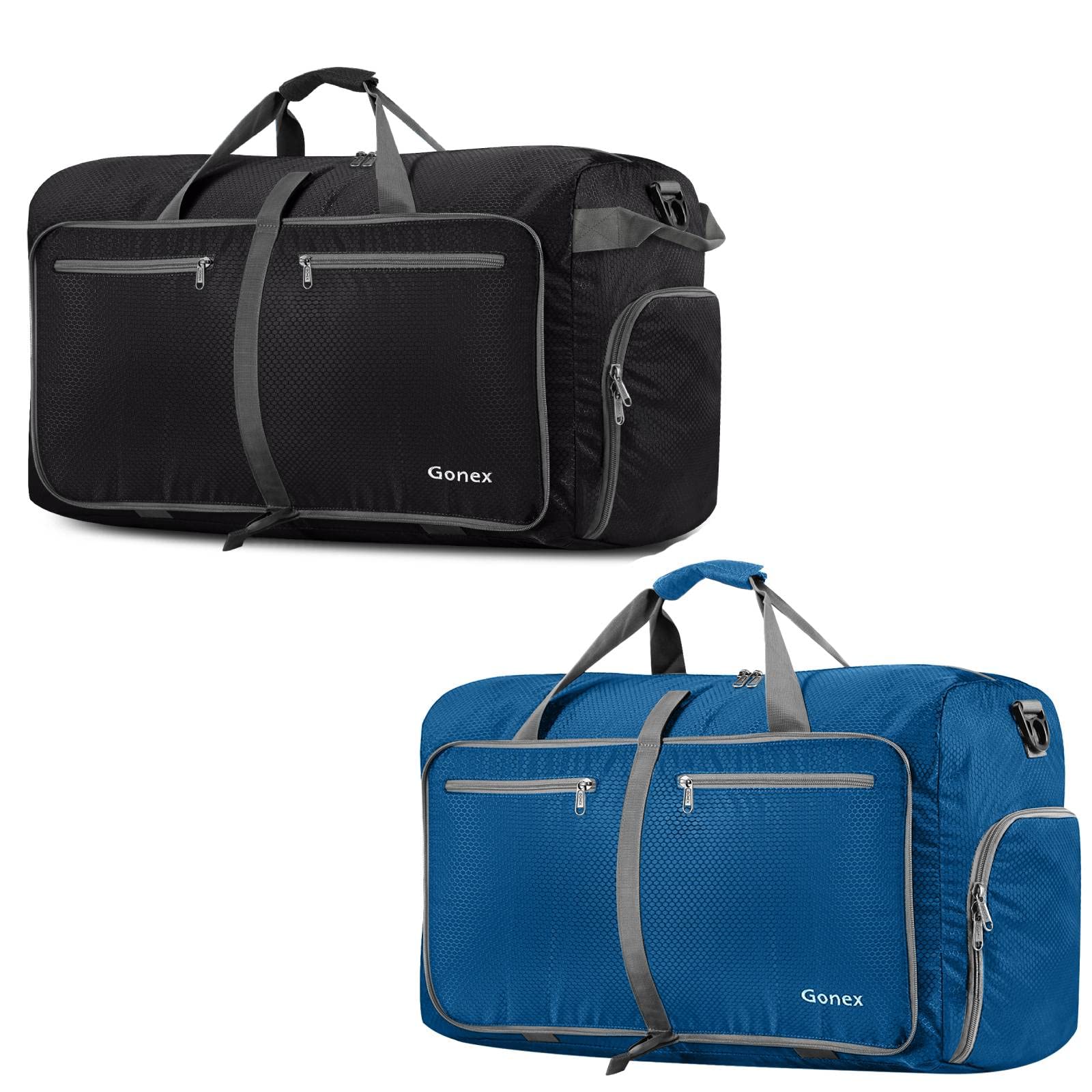Gonex 100l Packable Travel Duffle Bag And 80l Foldable Duffel