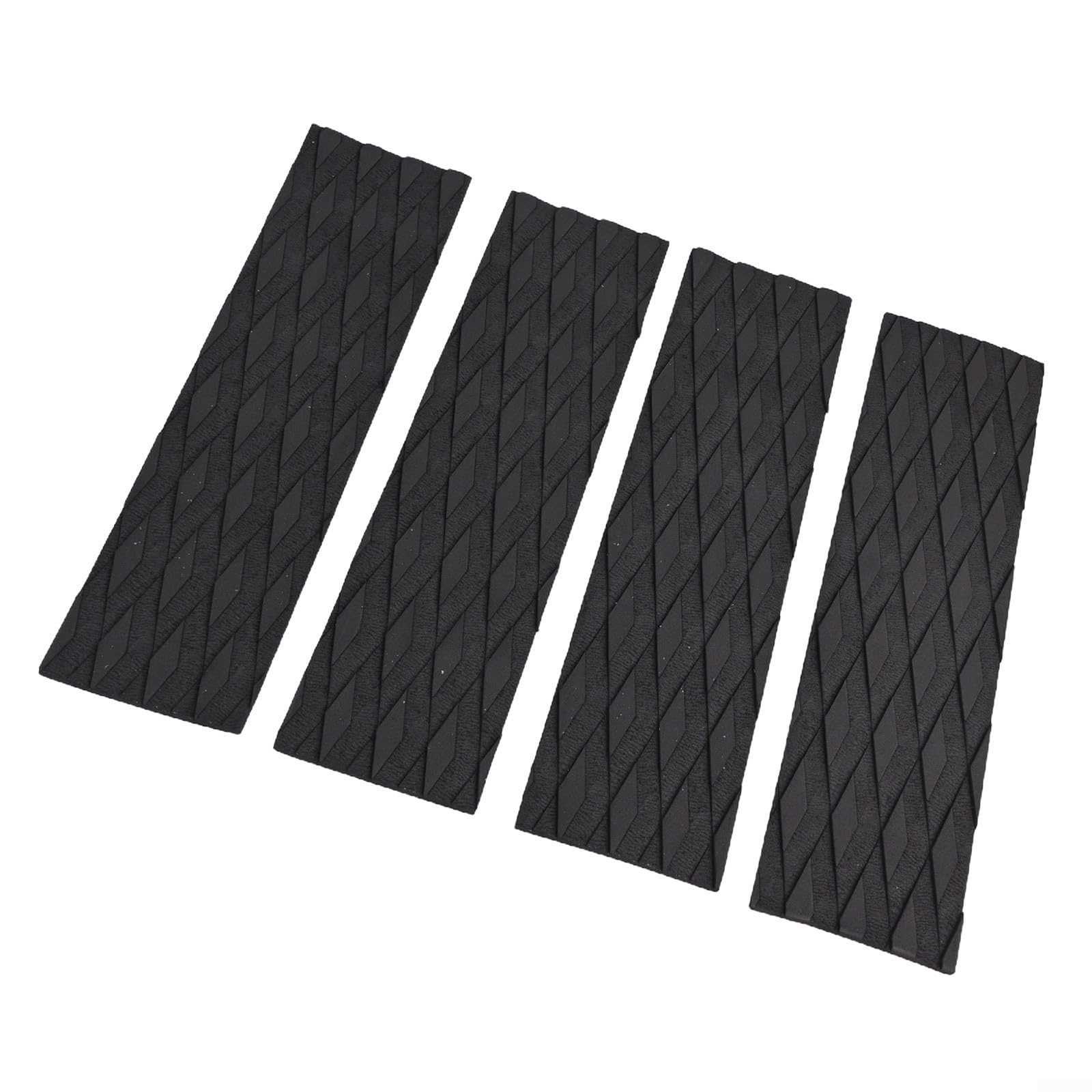 Almohadillas de tracción EVA antideslizante para tabla de surf 11.8 x 3.1 pulgadas Negro