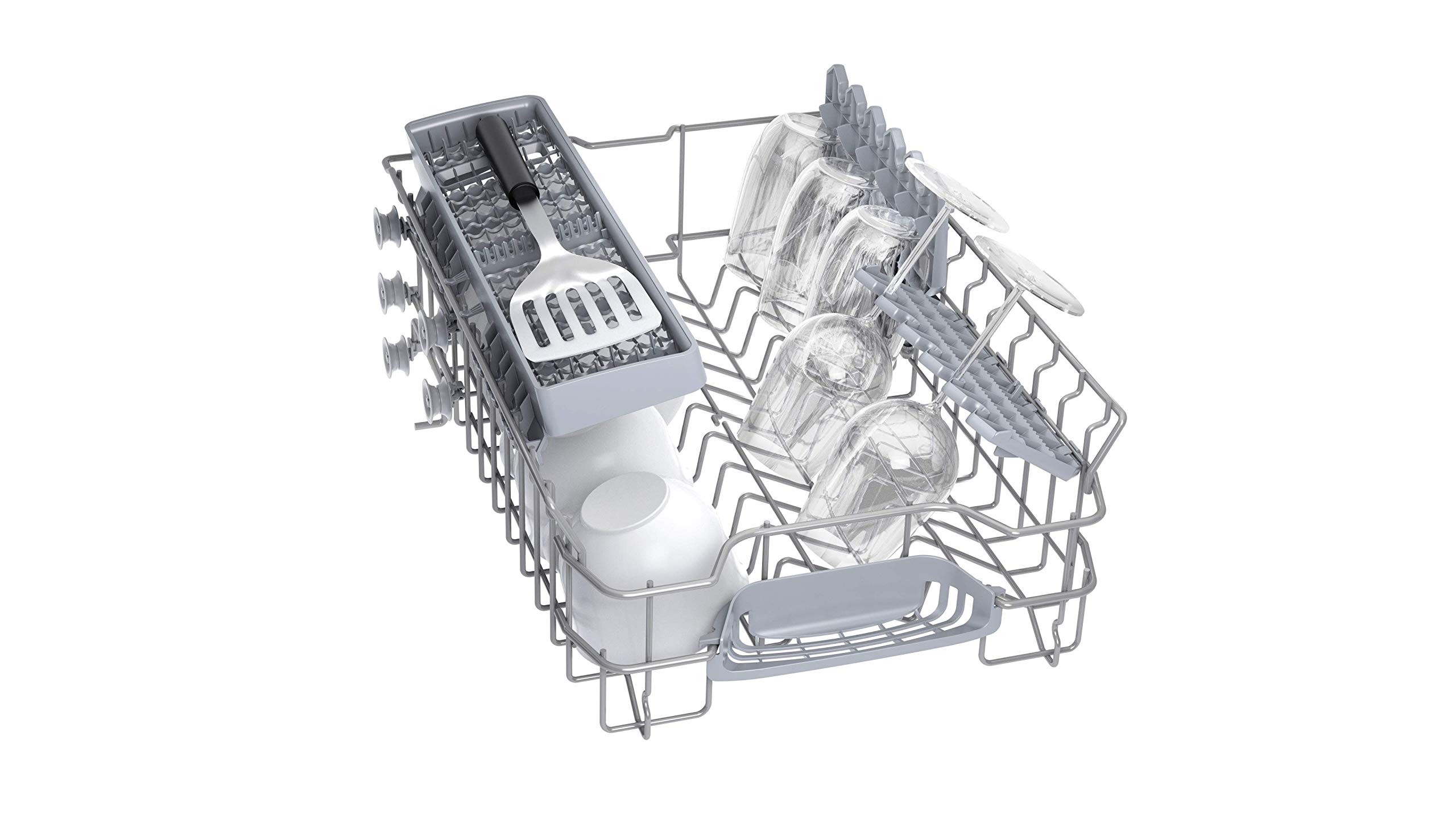 Bosch SPS2HKI59E Lave-vaisselle pose-libre 45cm Home Connect 9 couverts Moteur EcoSilence Inox