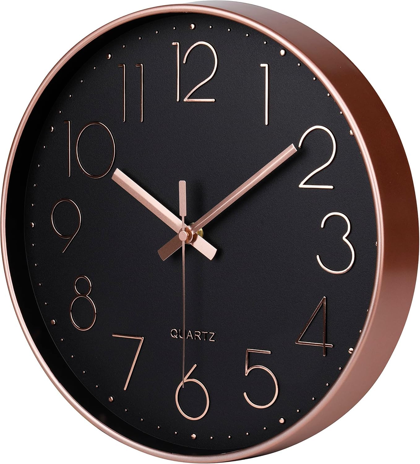 Relógio de Parede 30cm Silencioso Sem Tique-Taque Quartz Analógico Decorativo | Sala