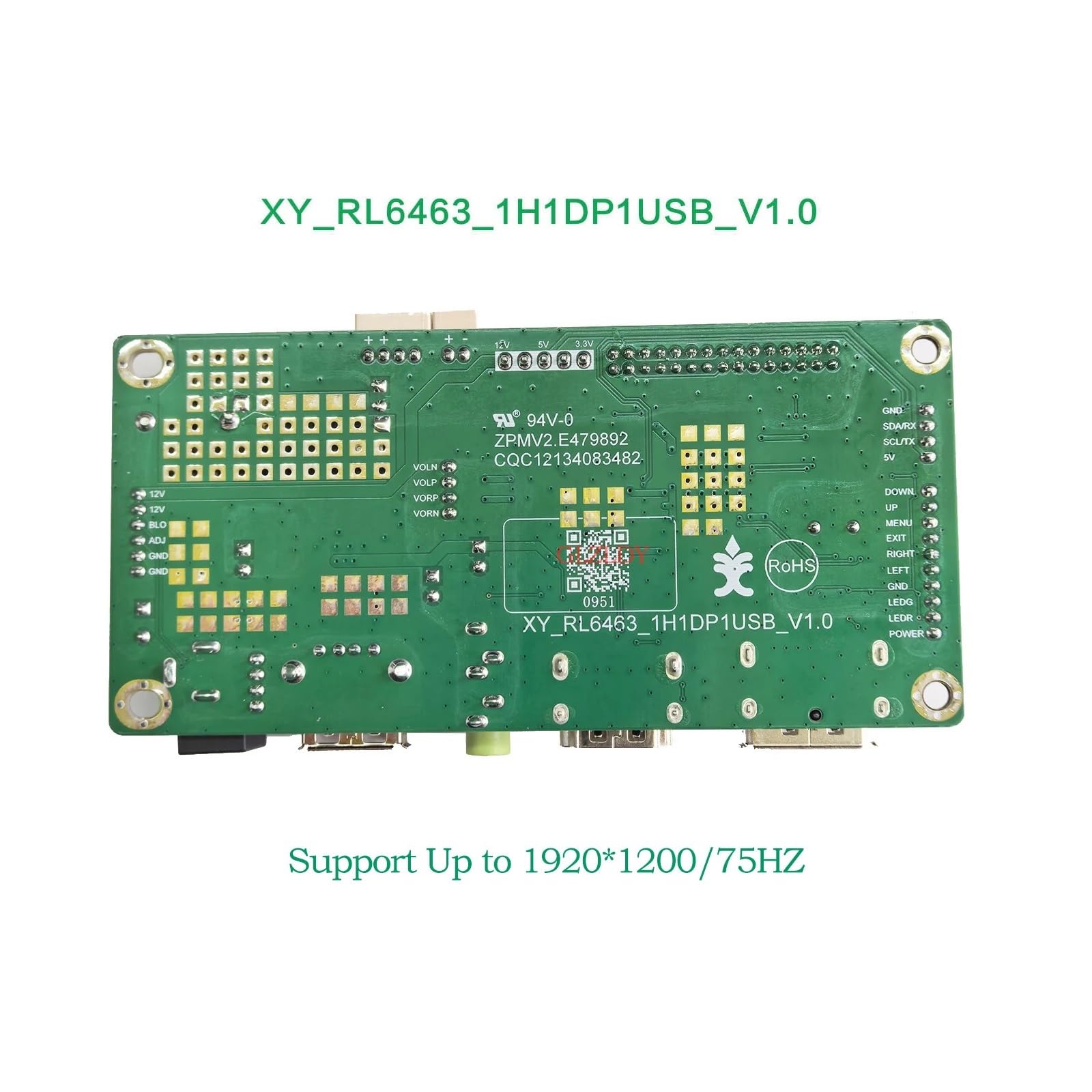 Kit Scheda Driver for Monitor LCD Kit Driver EDP | M215HAN01 M215HTN01 M215HW03 LM215WF3 LM230WF3 LM238WF1 Kit driver EDP USB LVDS DP 1920 * 1080 a 30 pin(HR215WU1 series)