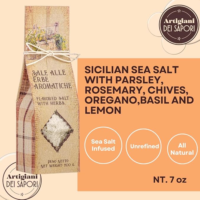 Sal Marina Artesanal con Hierbas Aromáticas y Limón 7 oz miniatura 2
