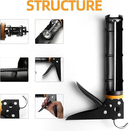 Miniatura 5 de Kit de herramientas de calafateo y herramienta de acabado de calafateo pistola de calafateo sin goteo