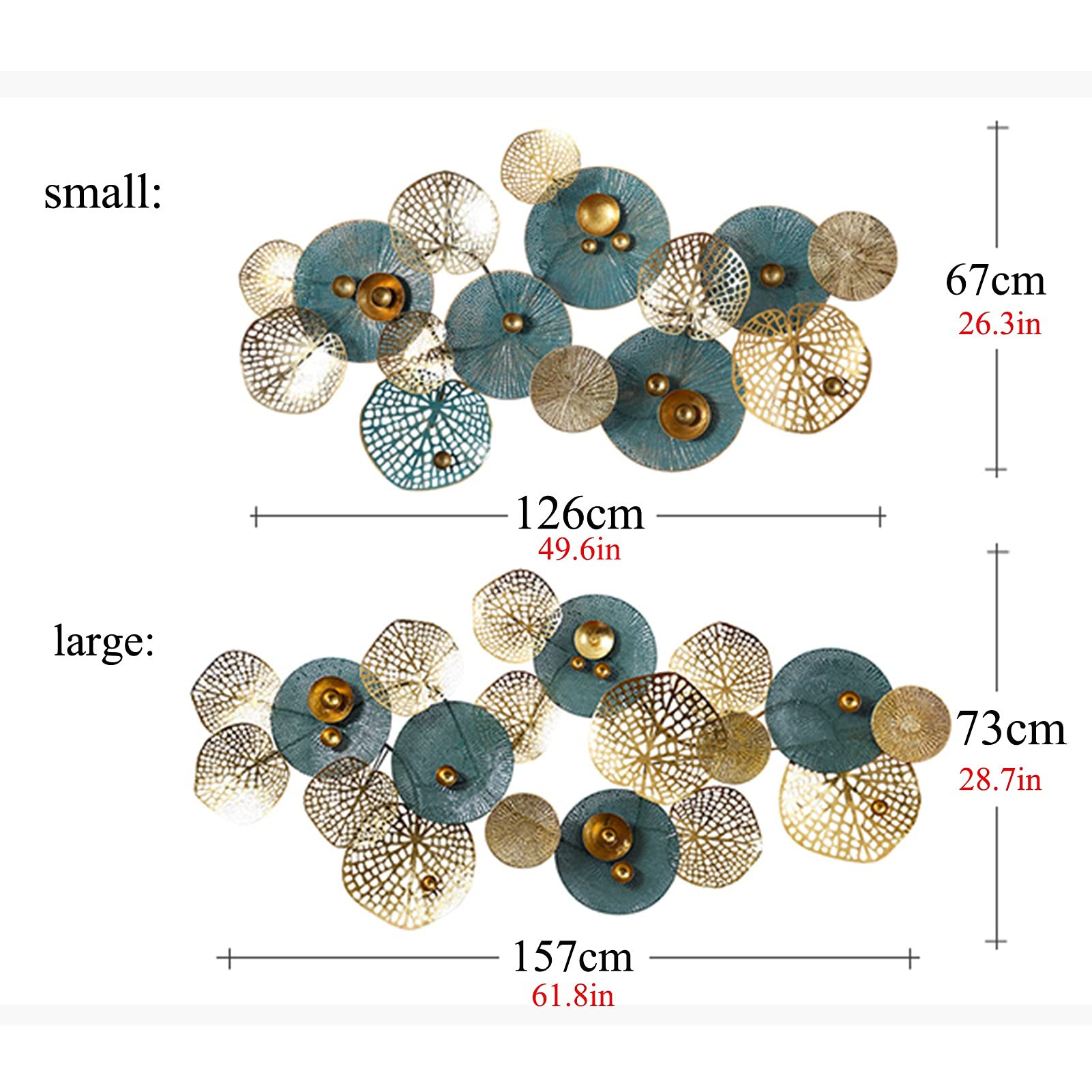 Amazon.co.jp: 壁飾りアイアンウォールデコ、現代の抽象的な創造的な