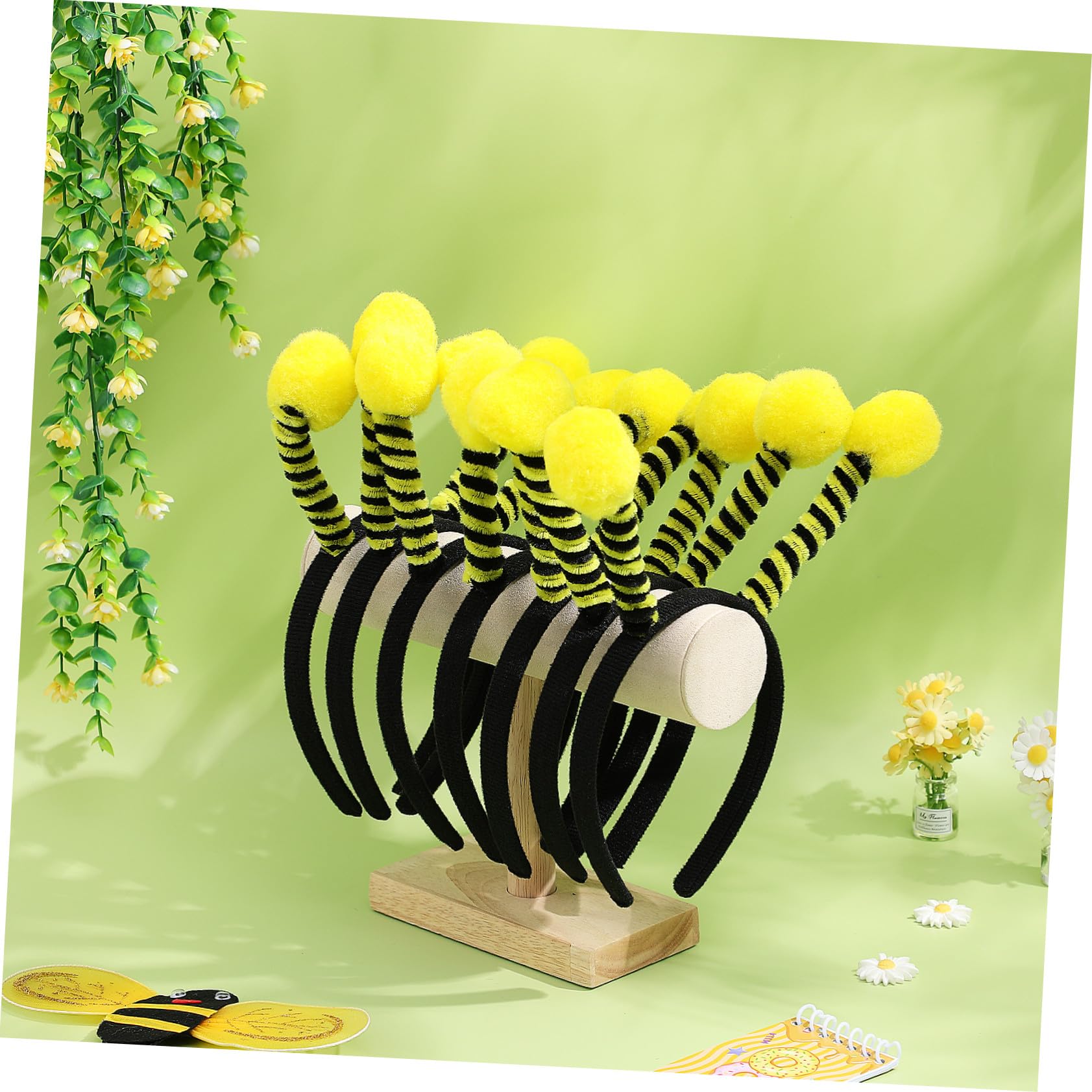 Bienenantennen Stirnband 12 Stück Kinder Haarreifen Antennen Haarband Kostüm Party Zubehör