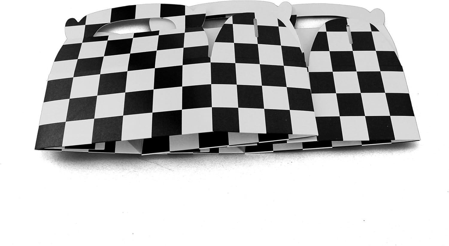 Adorox Set of 12 Checkered Racing Treat Boxes - Race Car Theme Party Favors for Birthday Parties, Events, and Celebrations - Image 8