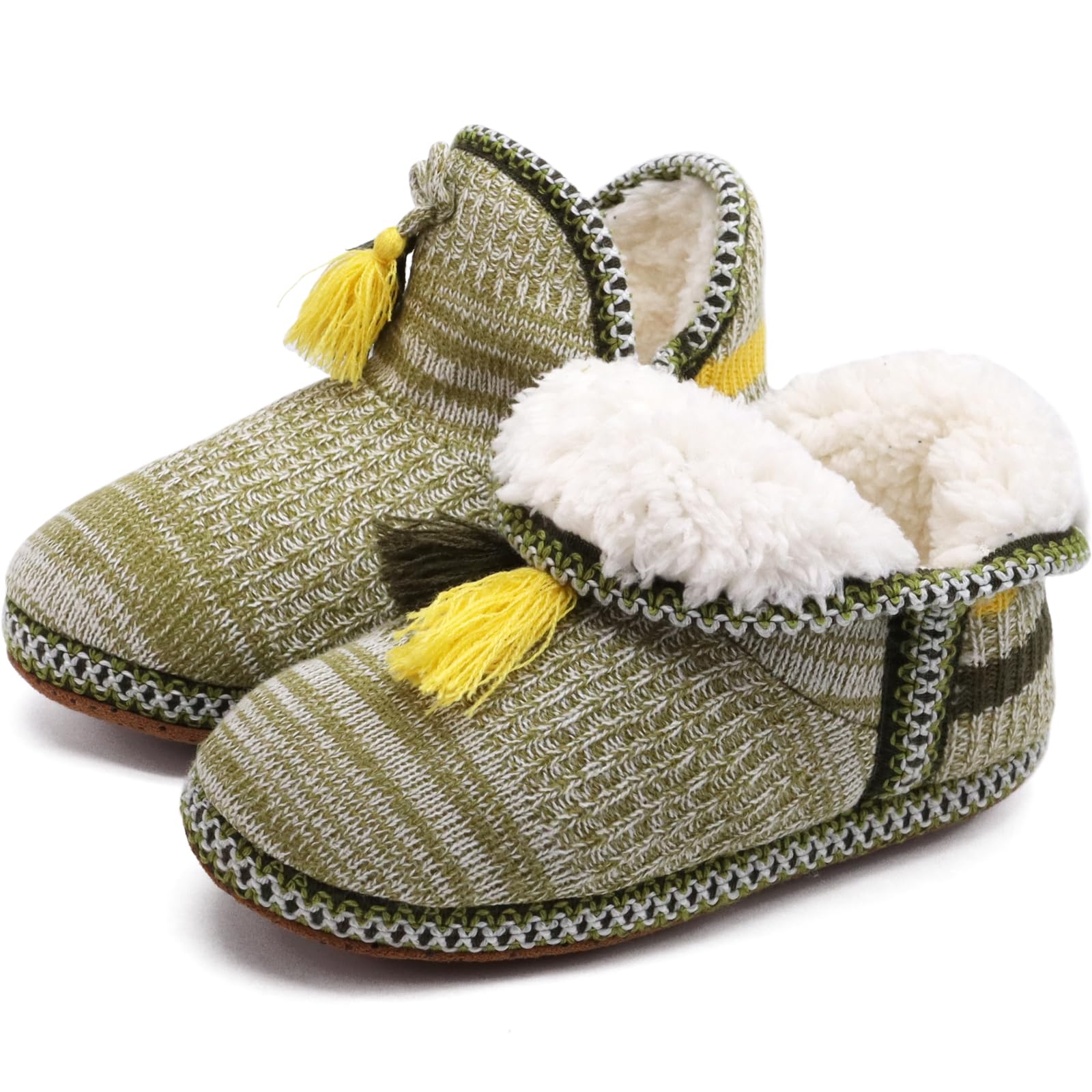 COFACE Pantofole Donna Invernali Ciabatte Stivaletto Calde Babbucce Peluche Pantofole da Casa