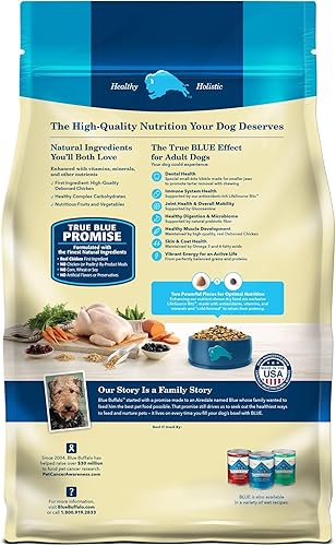 Miniatura 2 de Blue Buffalo Life Protection Formula - Alimento seco natural, para perros adultos de bocado pequeño, con pollo y arroz integral, 30 libras