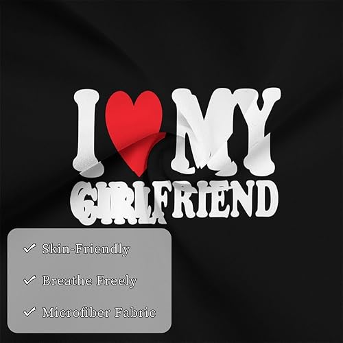 Miniatura 5 de REDVIT I Love My Girlfriend - Fundas de almohada decorativas para el hogar, 20 x 26 pulgadas, para cama, sofá, automóvil, cafetería, hotel, funda de