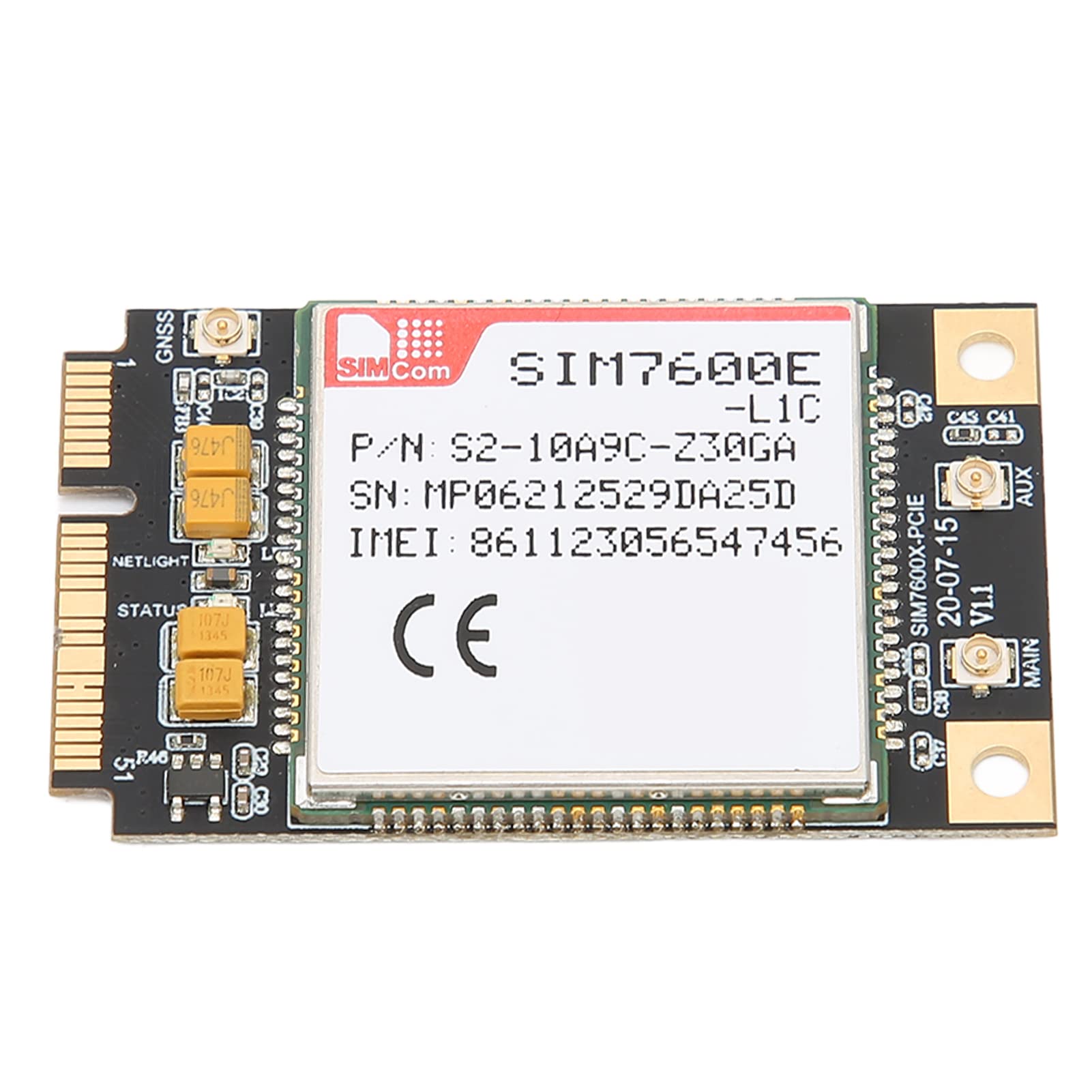 Mini Carte WiFi PCIE 7600E-L1C Puce de Réception de Signal Stable Mini Carte Réseau sans Fil PCIE pour équipement de Surveillance et Routeur Industriel