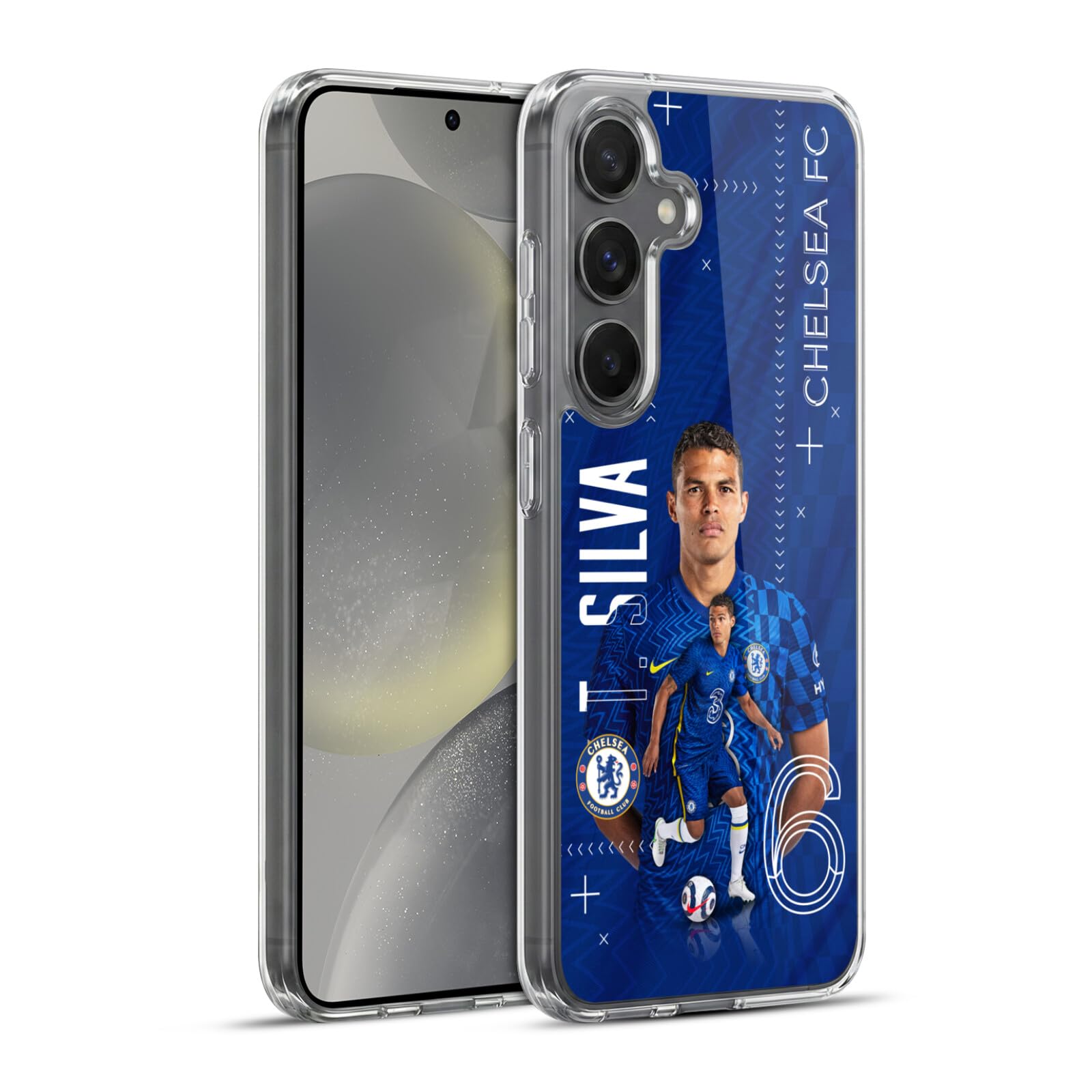 Funda Samsung Galaxy S24+ 5G Thiago Silva Chelsea gel suave silicona 7