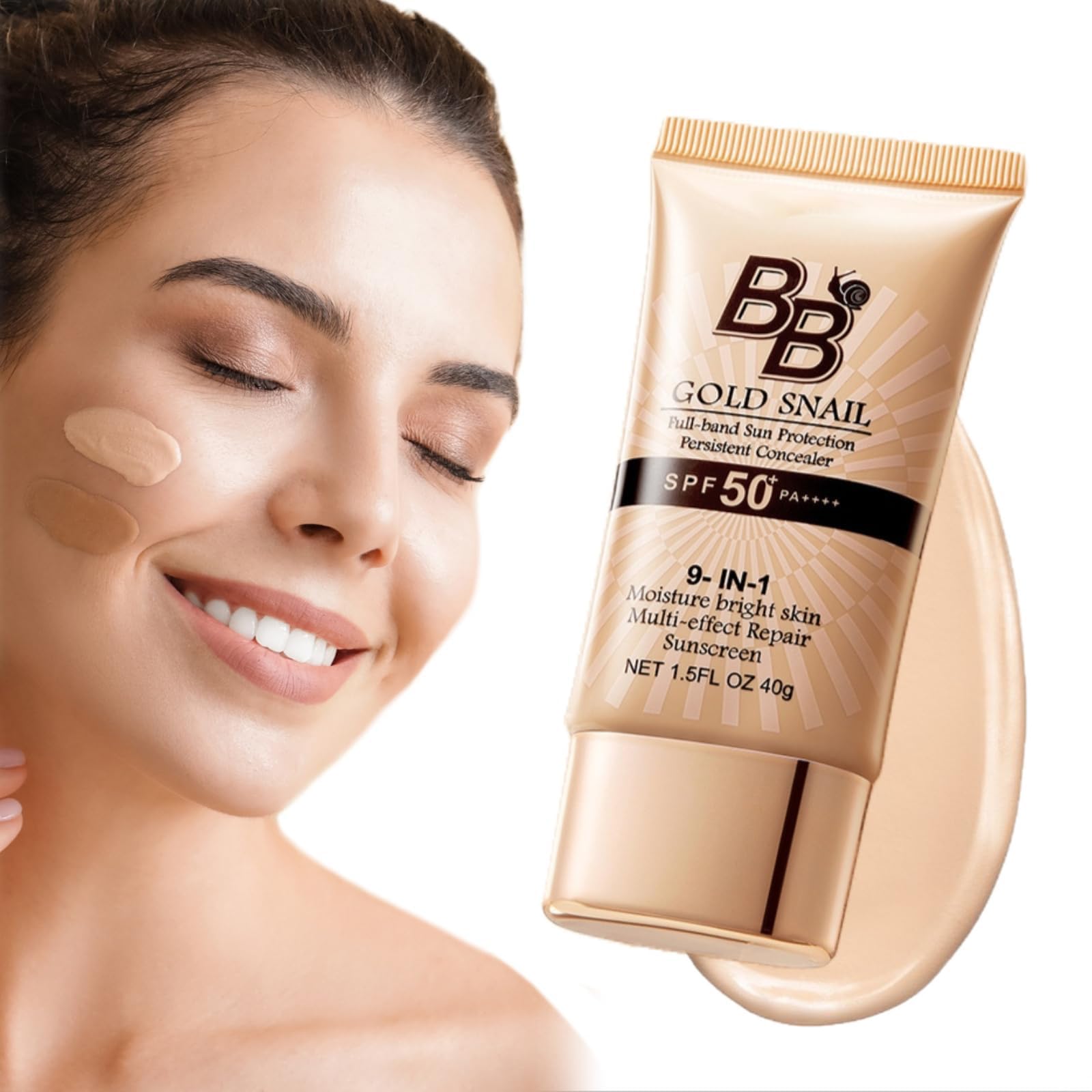 Amazon.com: Korean BB Cream with SPF 50, 9 in 1 BB Cream Sunscreen