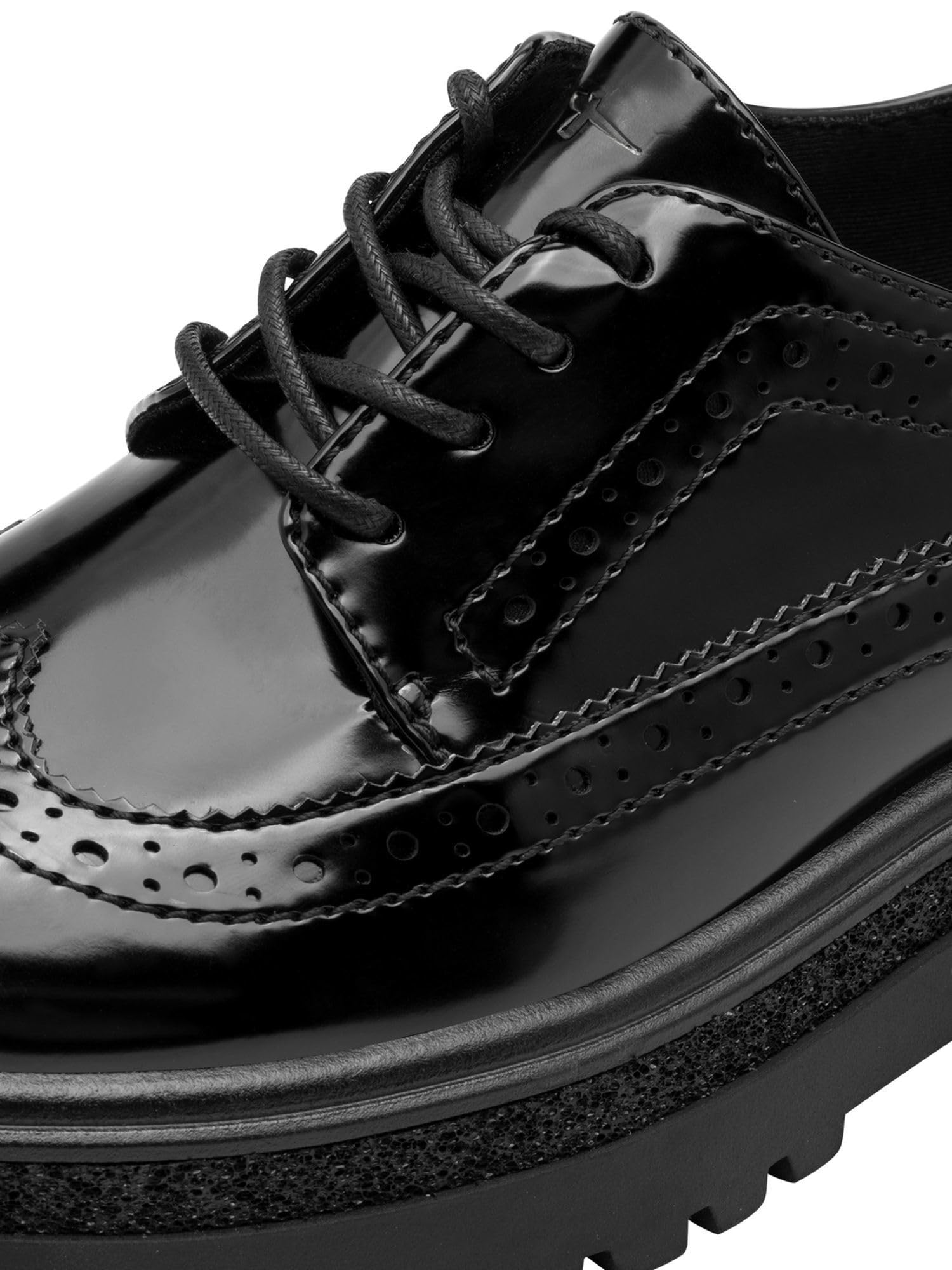Tamaris Tamaris Damen Lace-up 1-23619-45 Plat OxfordFemme