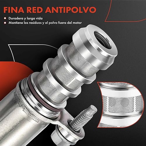 Miniatura 5 de A-Premium VVT Kit de válvula solenoide de accionamiento de posición del árbol de levas de admisión y escape compatible con Chevy GMC Equinox Malibu