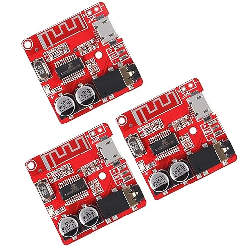 3 unids Bluetooth Decodificador Junta Amplificador de Audio Altavoz de Coche Modificado Módulo Receptor Estéreo 15Meter DIY Modificación Accesorios