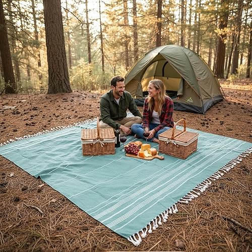 Vista 21 de LANE LINEN Paquete de 2 toallas de playa – Toalla de piscina de gran tamaño, toallas de playa extra grandes prelavadas, toalla de playa sin arena