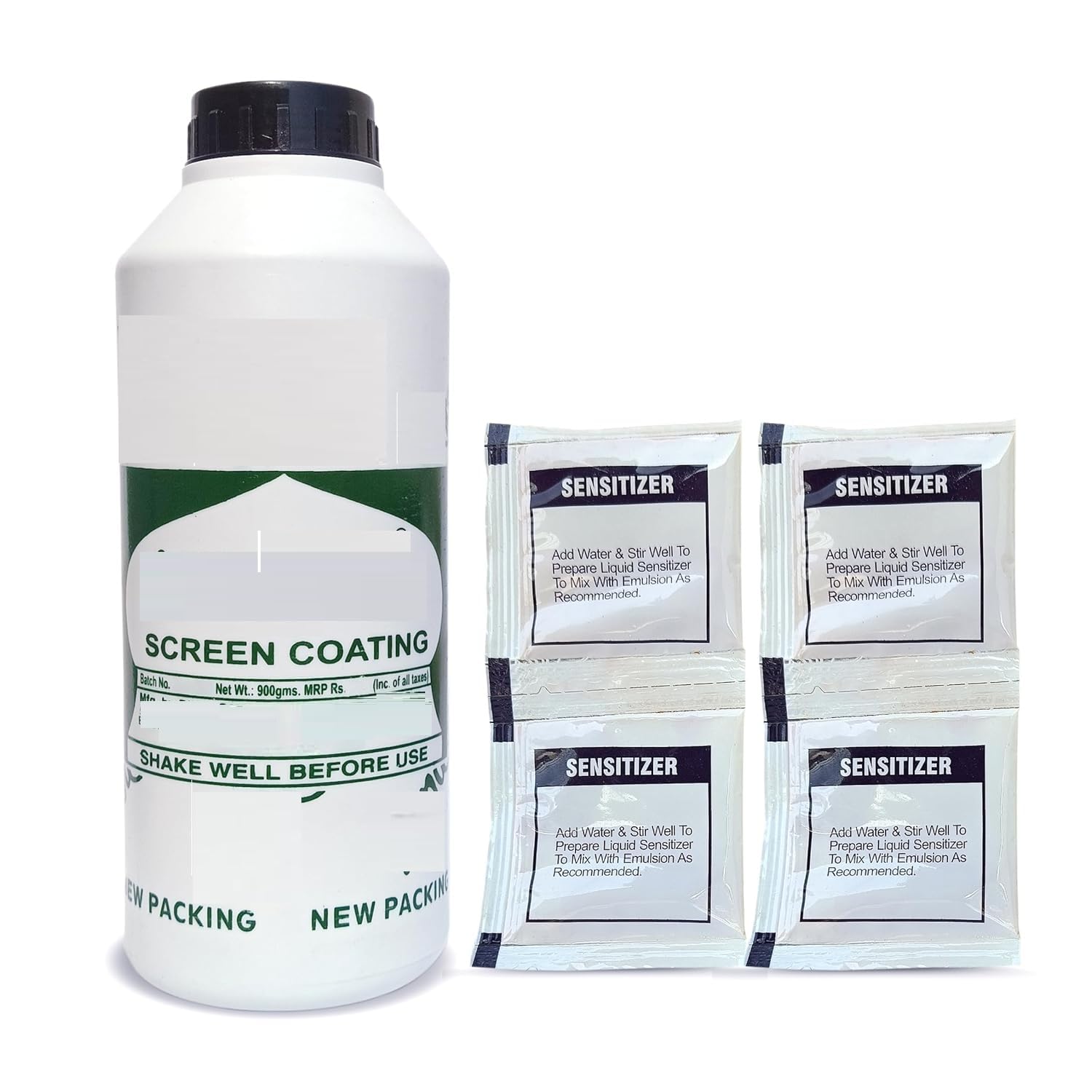 Screen Coating Emulsion (900g) with 4 Sensitizer Pouch for Screen Printing Frame (900gm emultion 4 pouch)-image-41