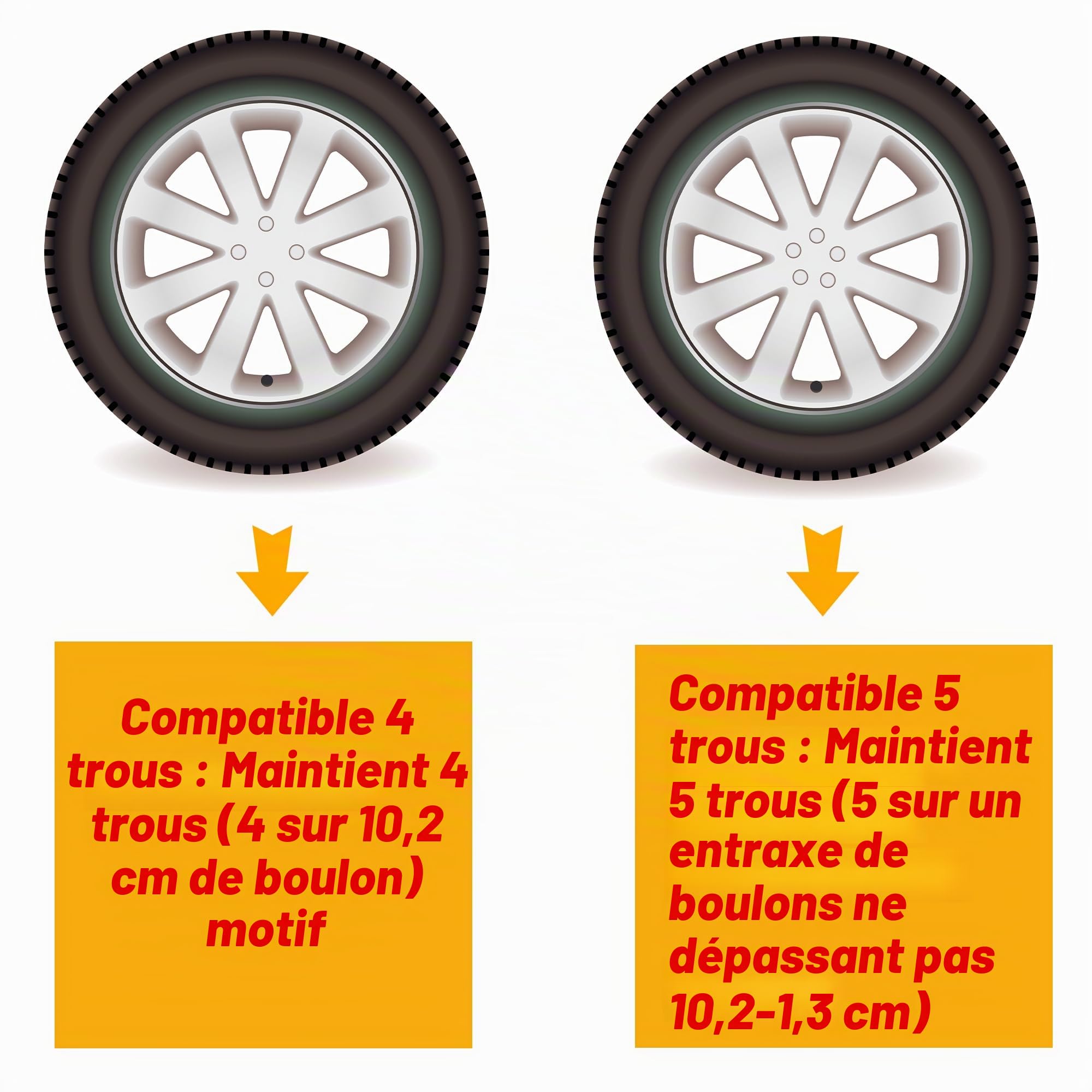 MaxxHaul 70214 Porte-pneu de secours pour remorque utilitaire, 25,4 cm et 30,5 cm, noir