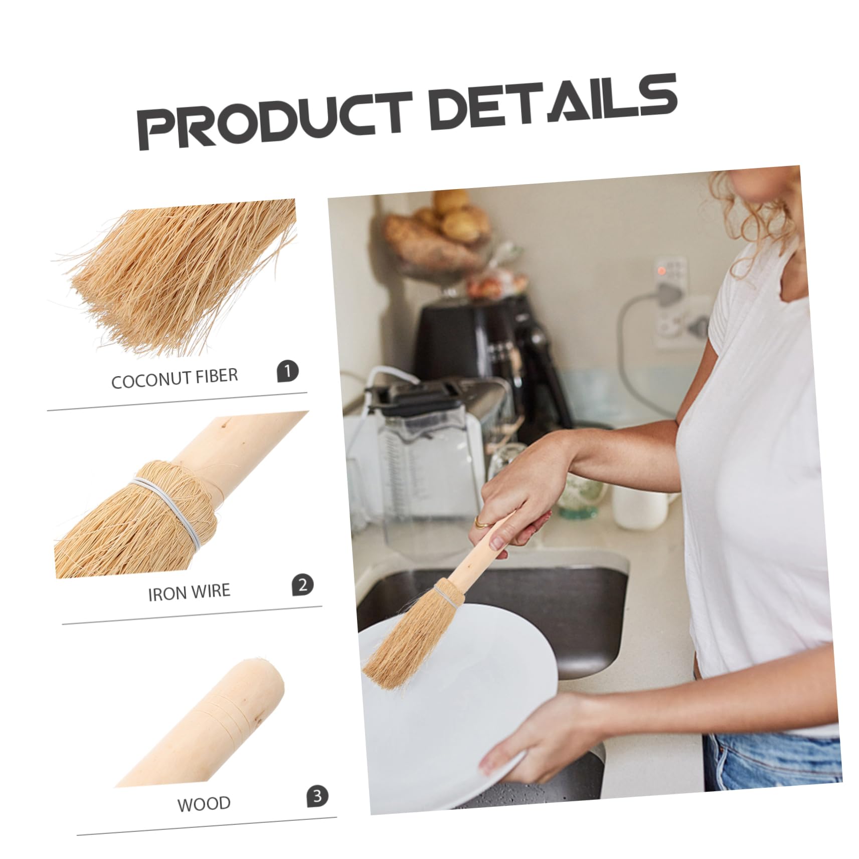 5 Series Limpieza Cocina De Fregar Platos Y Sartenes Accesorios De Limpieza De Cocina Efectivos Suciedad Antiadherentes 2 Piezas X 5