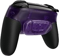 Vista 33 de eXtremeRate Back Buttons Attachment for Nintendo Switch Pro Controller, Clear Black Back Paddles Programable RISE4 Remap Kit for Switch Pro claro