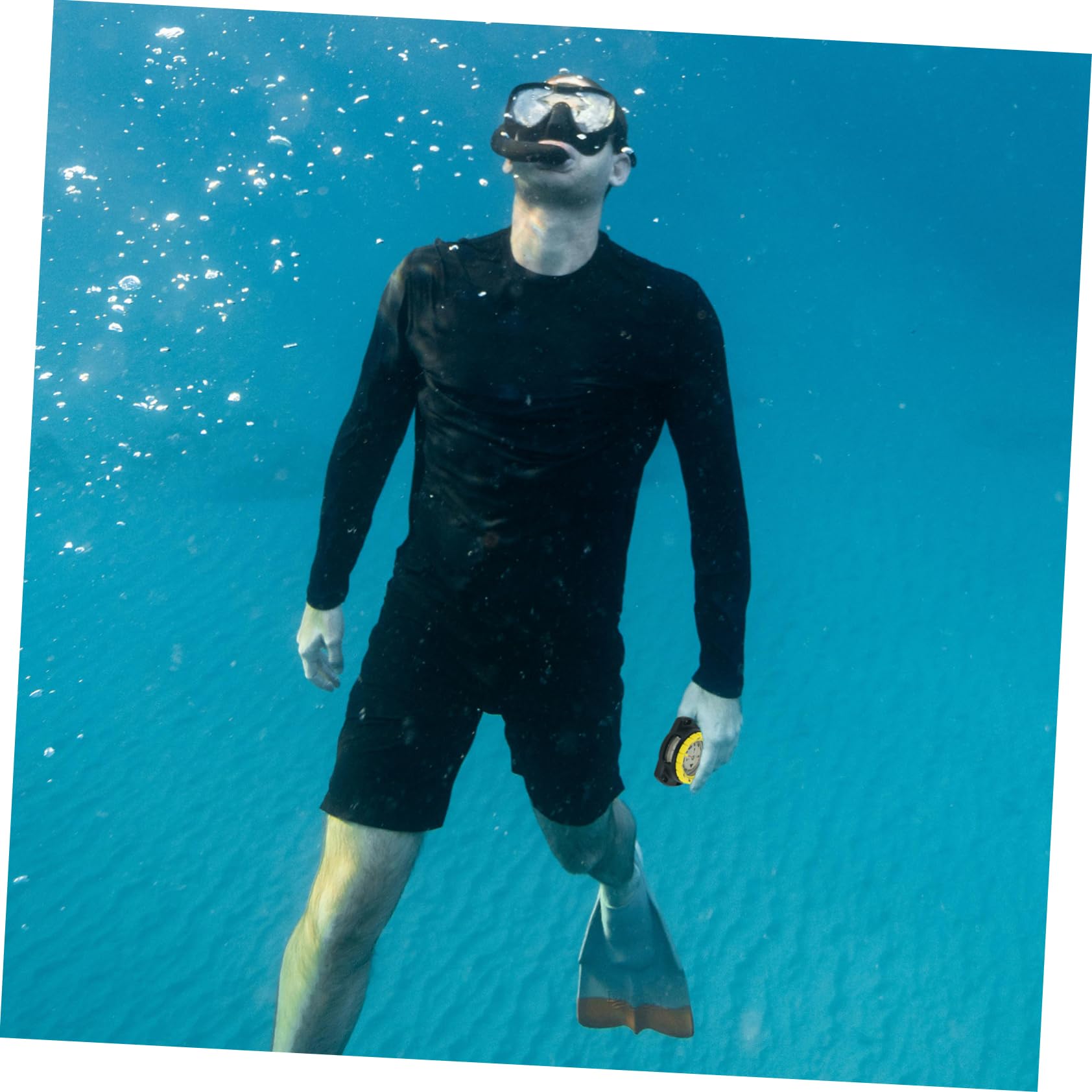 Happyyami Bussola Subacquea con Sensibilità Magnetica Bussola Compatta per Escursionismo per Kayak Accessori per Immersioni Subacquee