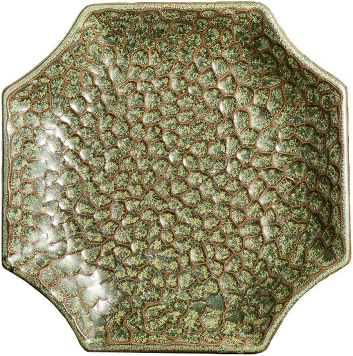Plant Saucer Drip Tray Thickened Ceramic Flower Pot Tray Outdoor Garden Indoor Living Room Household Potted Flower Pot Retro Flowe,A