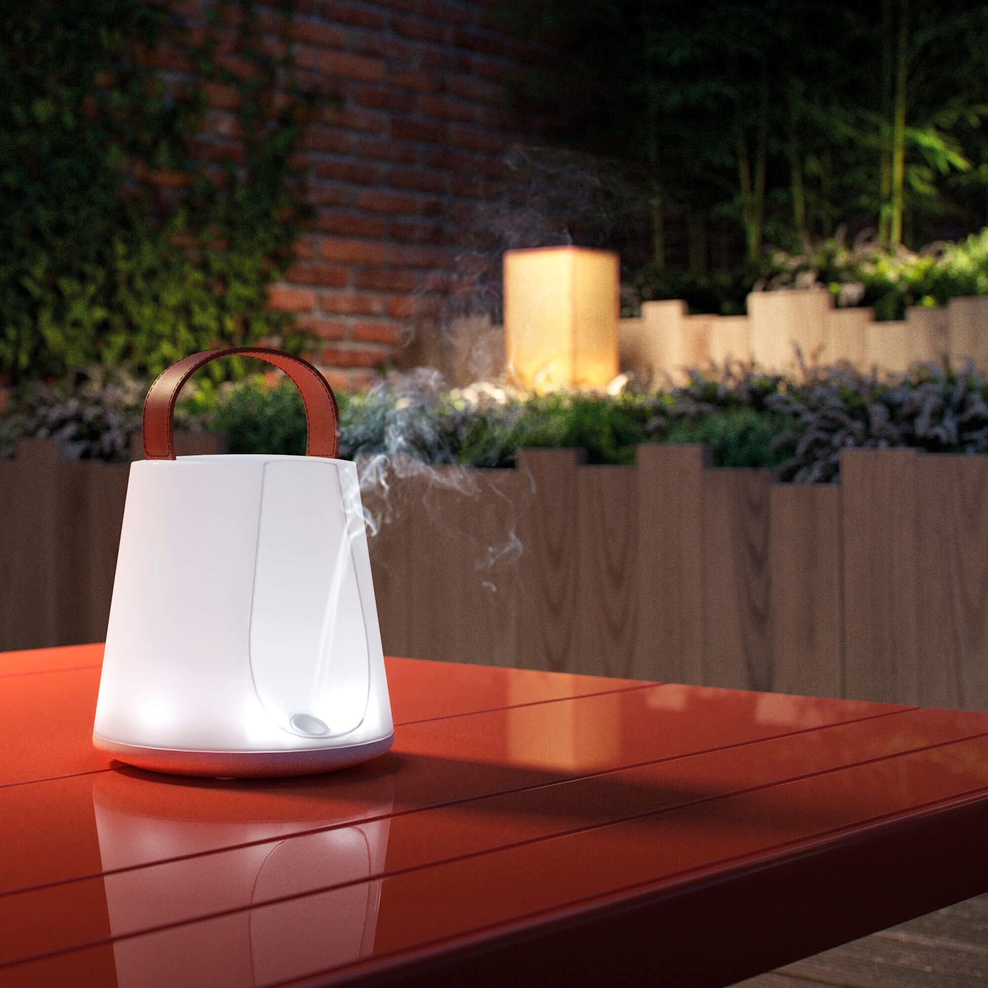 Pranarôm Diffuseur Izzy Brumisation sans Fil | Nomade et rechargeable, intérieur et extérieur, compatible flacons 10 et 30 ml.