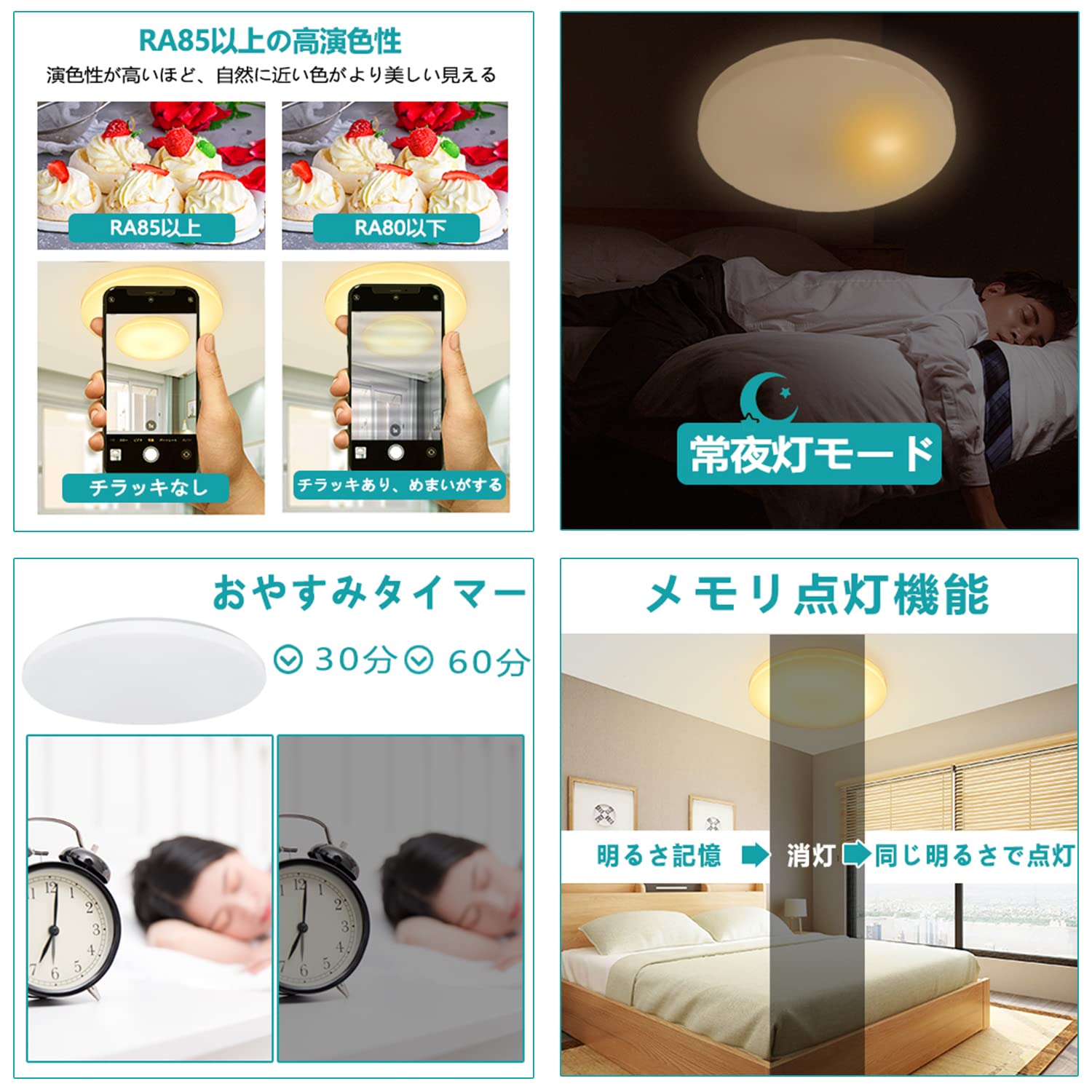 Amazon.co.jp : URCXC ledシーリングライト 36W 8-10畳 リモコン