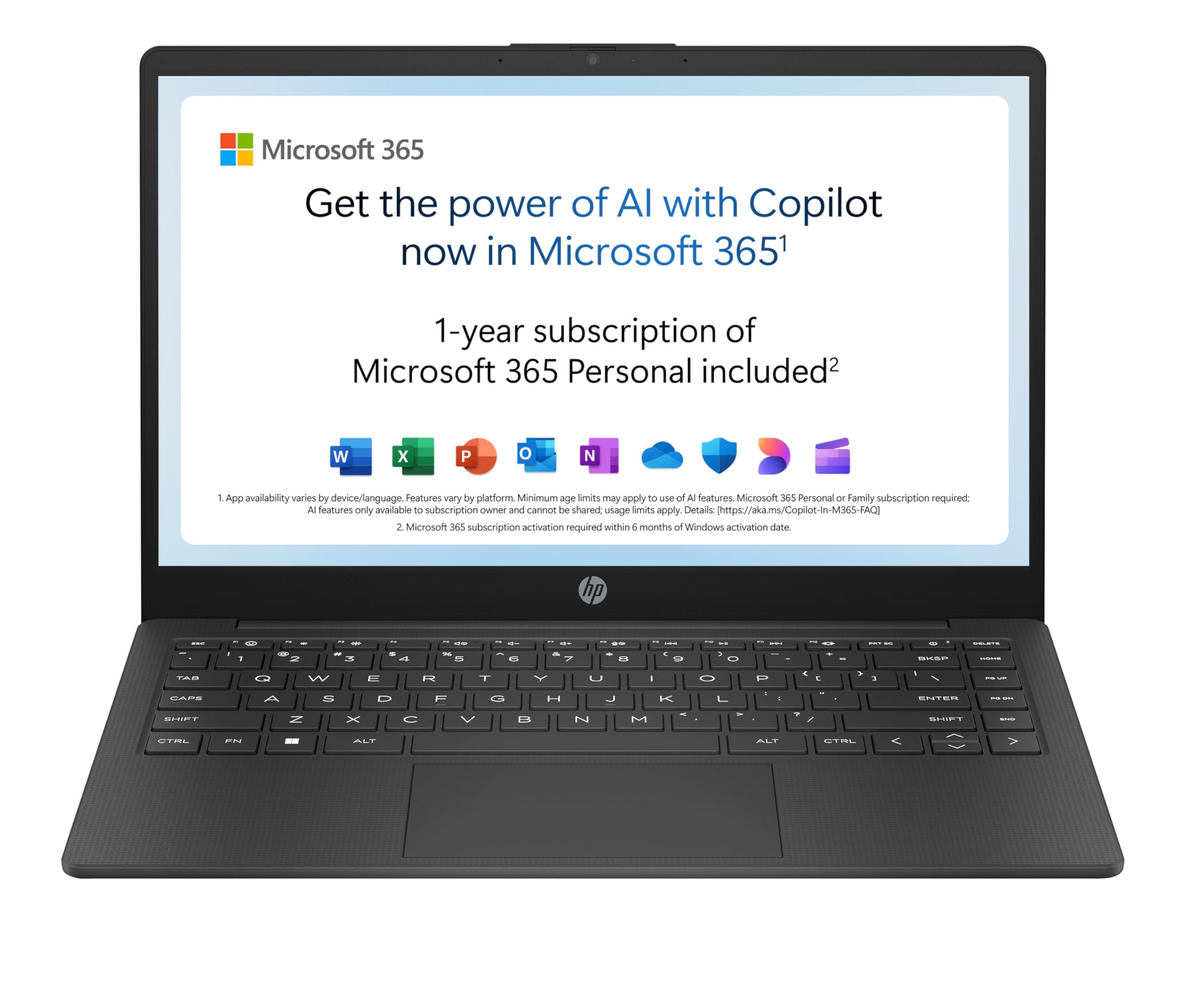 HP 15.6" Laptop | AMD Ryzen 3 7320U Processor | 8 GB RAM | 256 GB SSD | AMD Radeon Graphics | FHD Display | Up to 11hrs 15 mins battery | Windows 11 | Dual Speakers | Jet Black | 15-fc0045sa — view 19