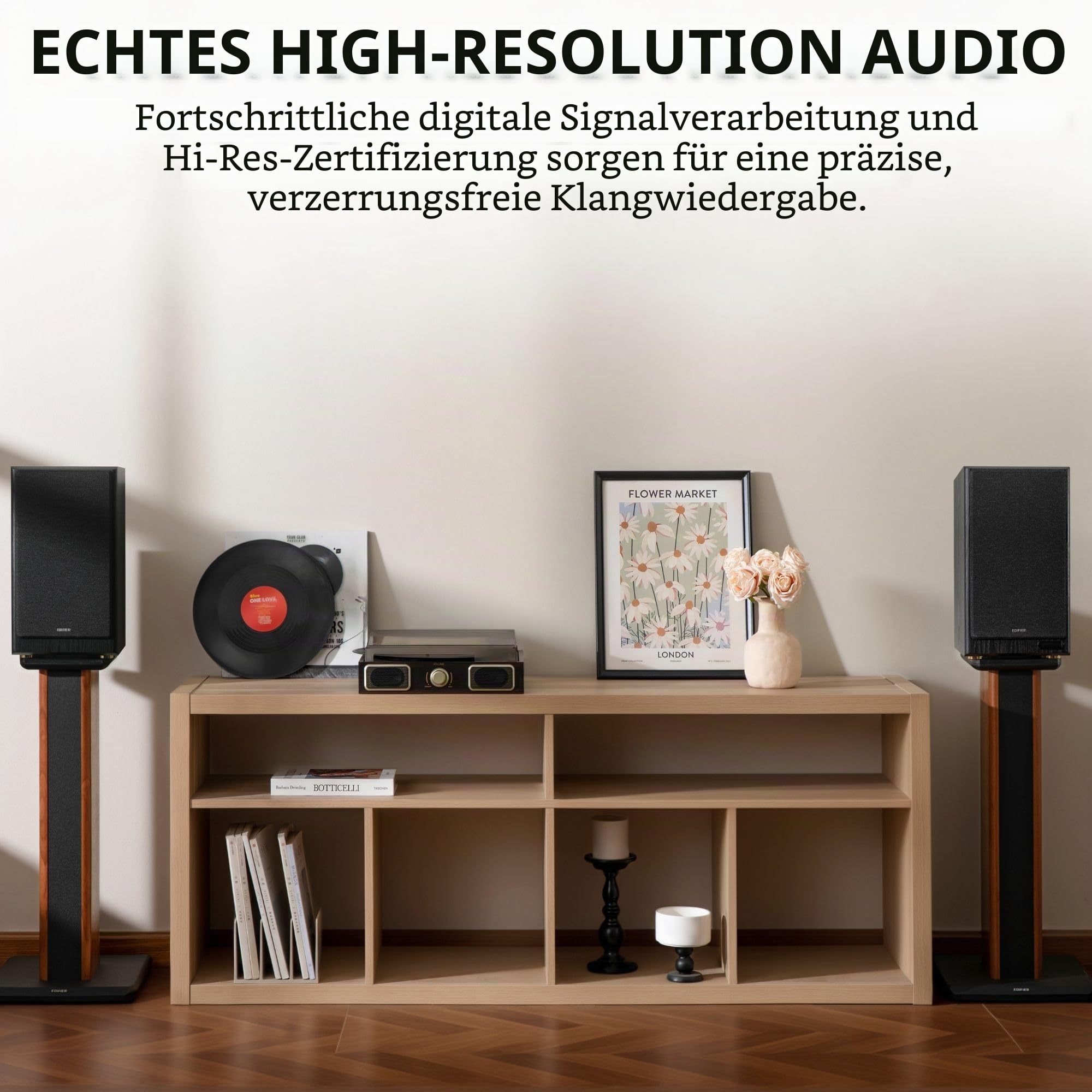Edifier R2750DB MKII Aktivlautsprecher, 144 W RMS HiFi Aktivboxen. 3-Wege-System mit Bluetooth 6.0, HDMI eARC, 24bit/96kHz Hi-Res Audio und Sub Out, Schwarz