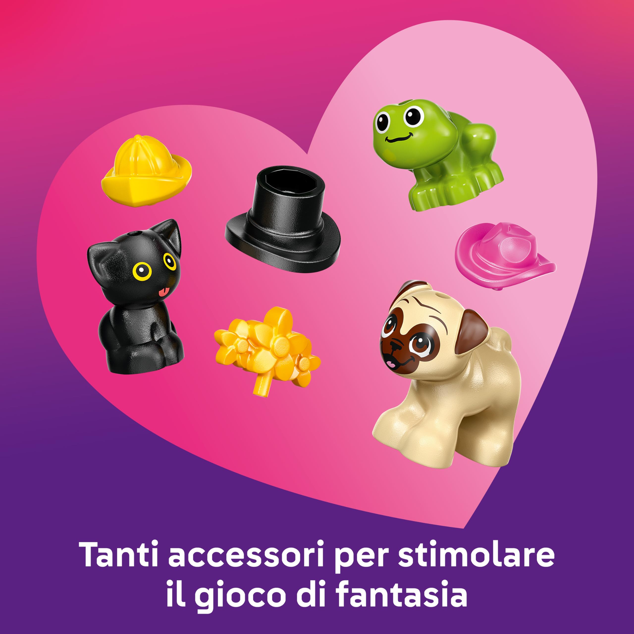 LEGO Friends Furgone di Accessori per Animali Giocattolo - Set con Veicolo, 2 Mini Bamboline e Figure di Cane, Gatto e Rana - Idea Regalo di Compleanno per Bambine da 6 Anni in su - 42678