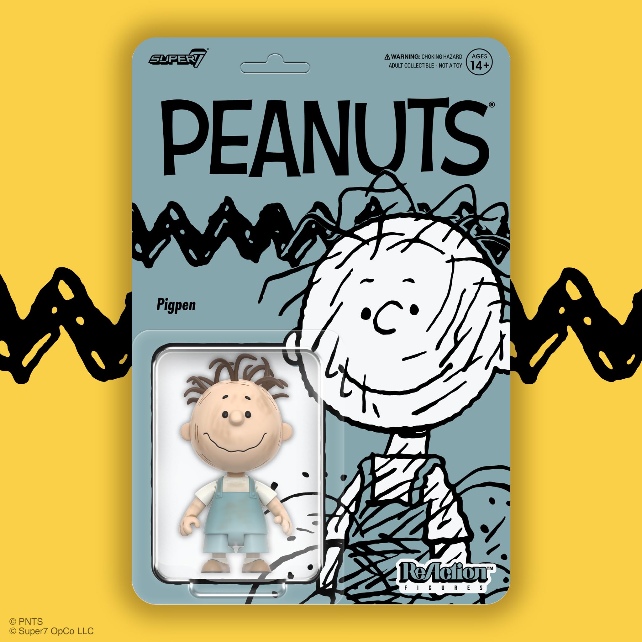 Amazon.com: Super7 Reaction Figure Peanuts Pigpen - 3.75