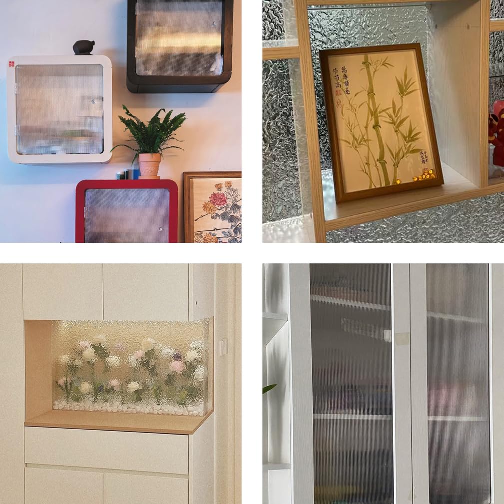 Przezroczysty akrylowy panel ekspozycyjny 30 x 40 cm, grubość 310 mm, uniwersalny wzór do rękodzieła, dekoracji domu, projektów DIY i