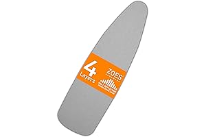 Premium Ironing Board Cover and Pad with Exceptional Padding for Standard Size Boards