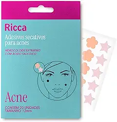 ADESIVOS SECATIVOS PARA ACNES FLOR E ESTRELA RICCA