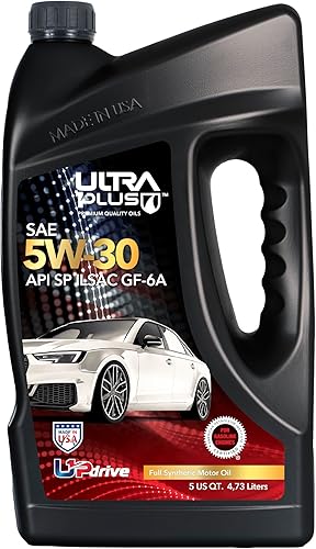 Ultra 1Plus Aceite de motor sintético completo SAE 5W-30 API SP ILSAC GF-6A - 5W30 aceite de motor, jarra de 5 cuartos