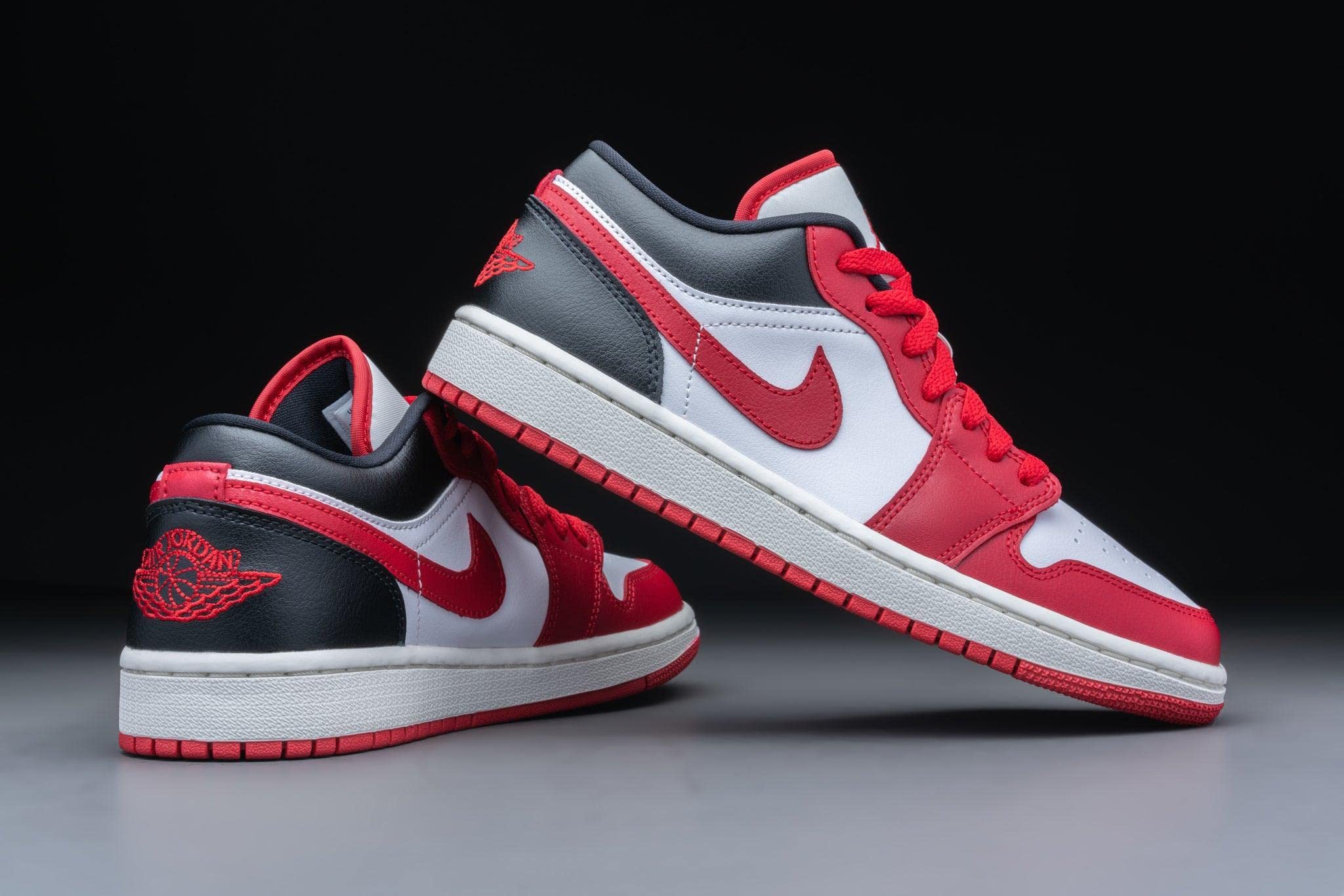 Nike Air Jordan 1 Low Dc0774 160 Bianco Rosso Nero Bianco Rosso Nero/39