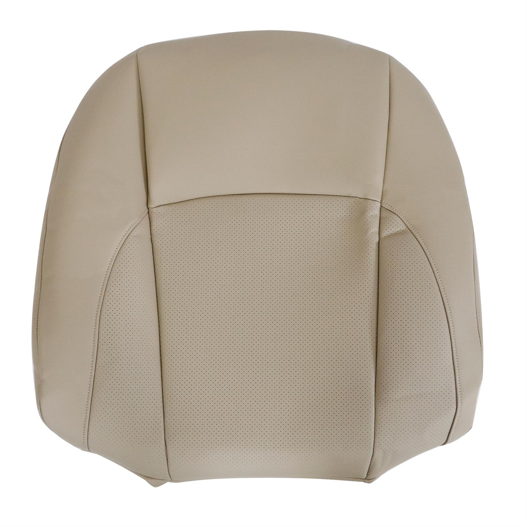 Strona kierowcy Góra Lean Back Skórzany Pokrowiec Na Siedzenie Tan Pasuje do Lexus ES350 2007 2008 2009 2010 2011 2012