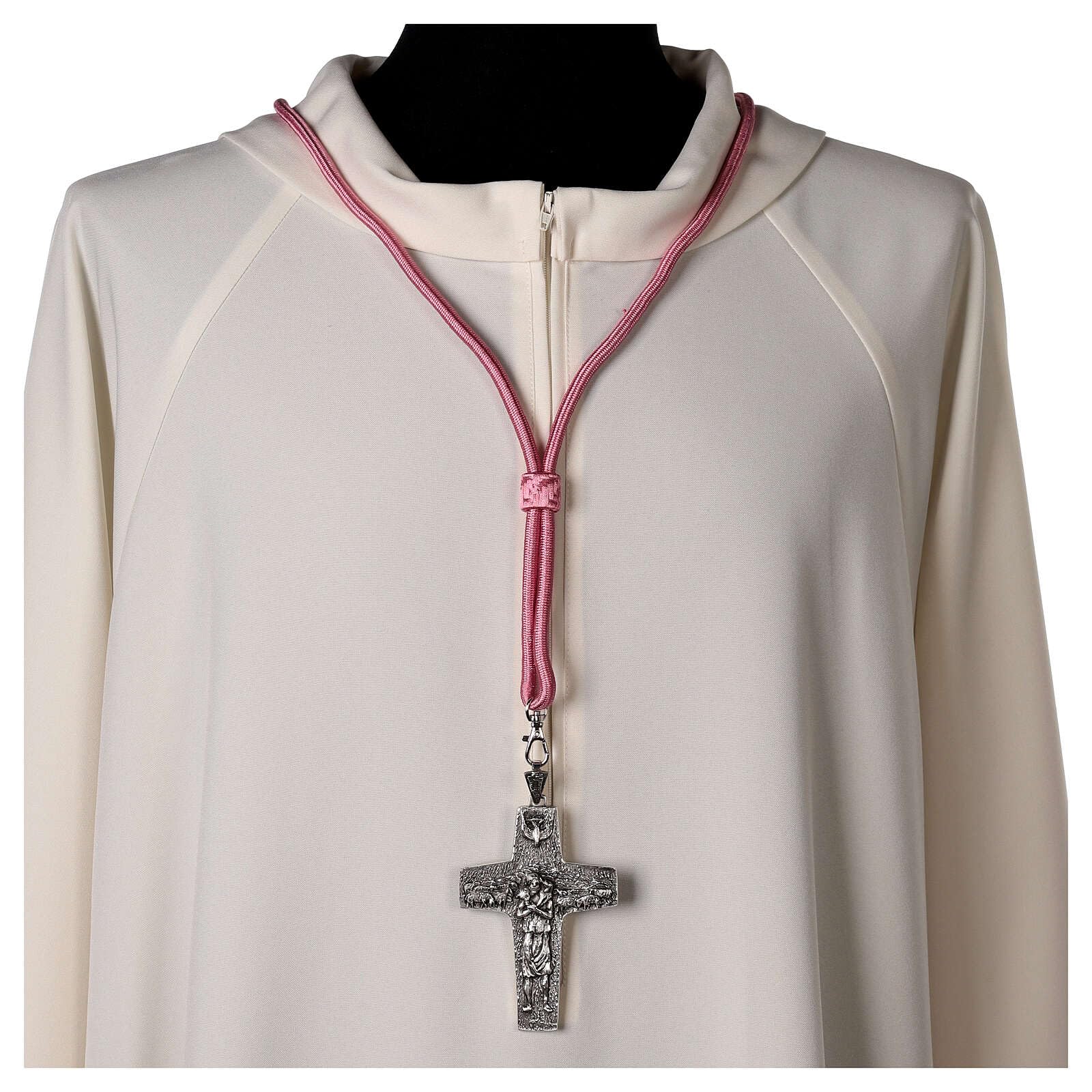 Pectoral Cross Cord, Mauve