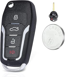 Beefunny Modified Remote Key Fob for Ford Focus C-MAX Escape F350 Transit Connect 2012-2018 Upgraded Remote Control 4 Buttons 315MHz FCC ID:OUCD6000022 with Chip 4D63 80Bit (1)
