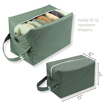 Nora's Nursery Newborn All-in-One Cloth Diaper 14-Pack with