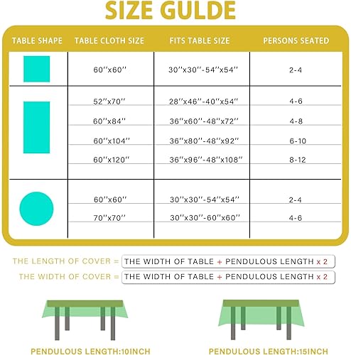 Miniatura 5 de XCHI Regalos de cumpleaños, con globos, fuegos artificiales, mantel rectangular lavable para mesa de comedor de interior y exterior, decoración de