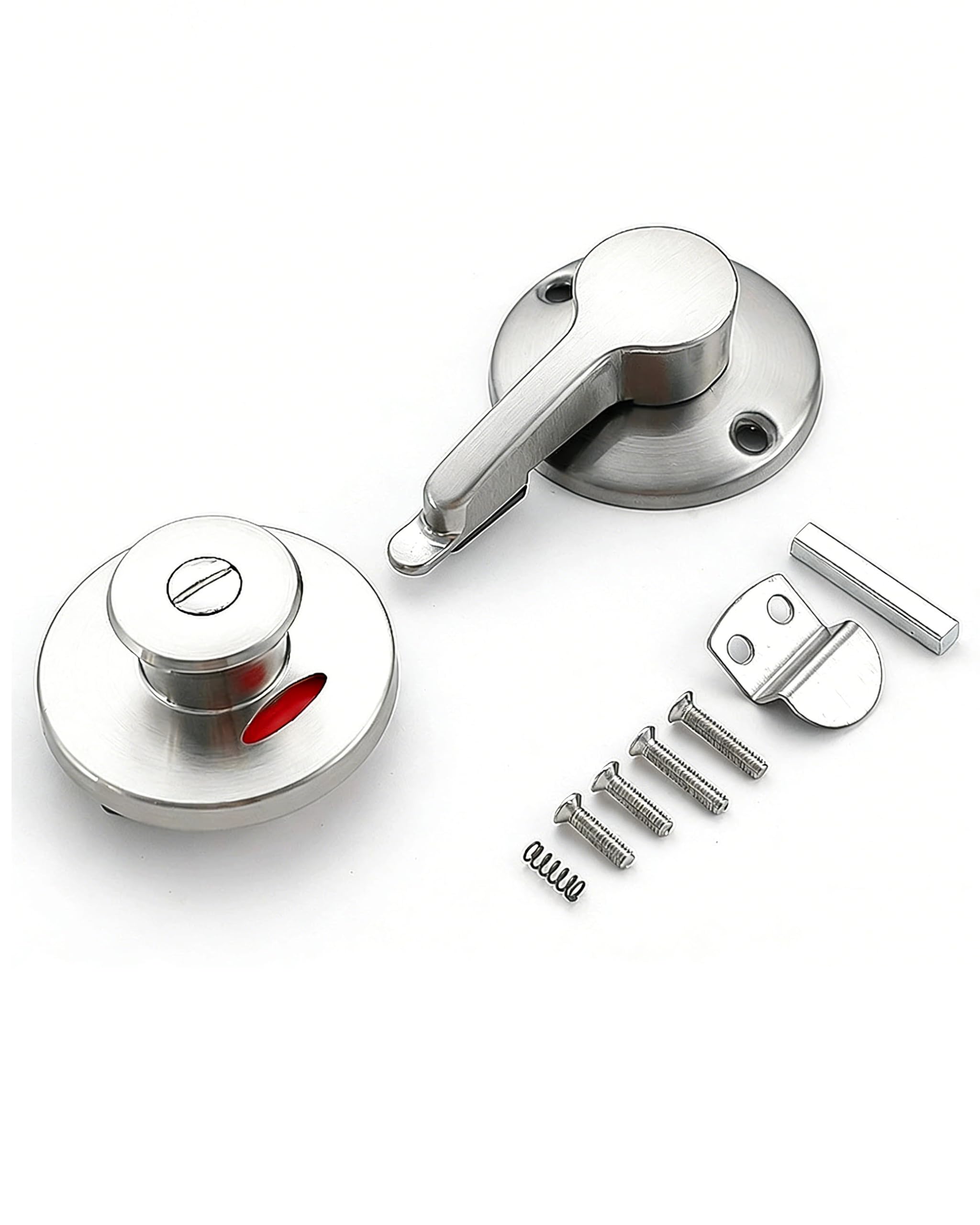 Public Toilet Door Lock, Stainless Steel