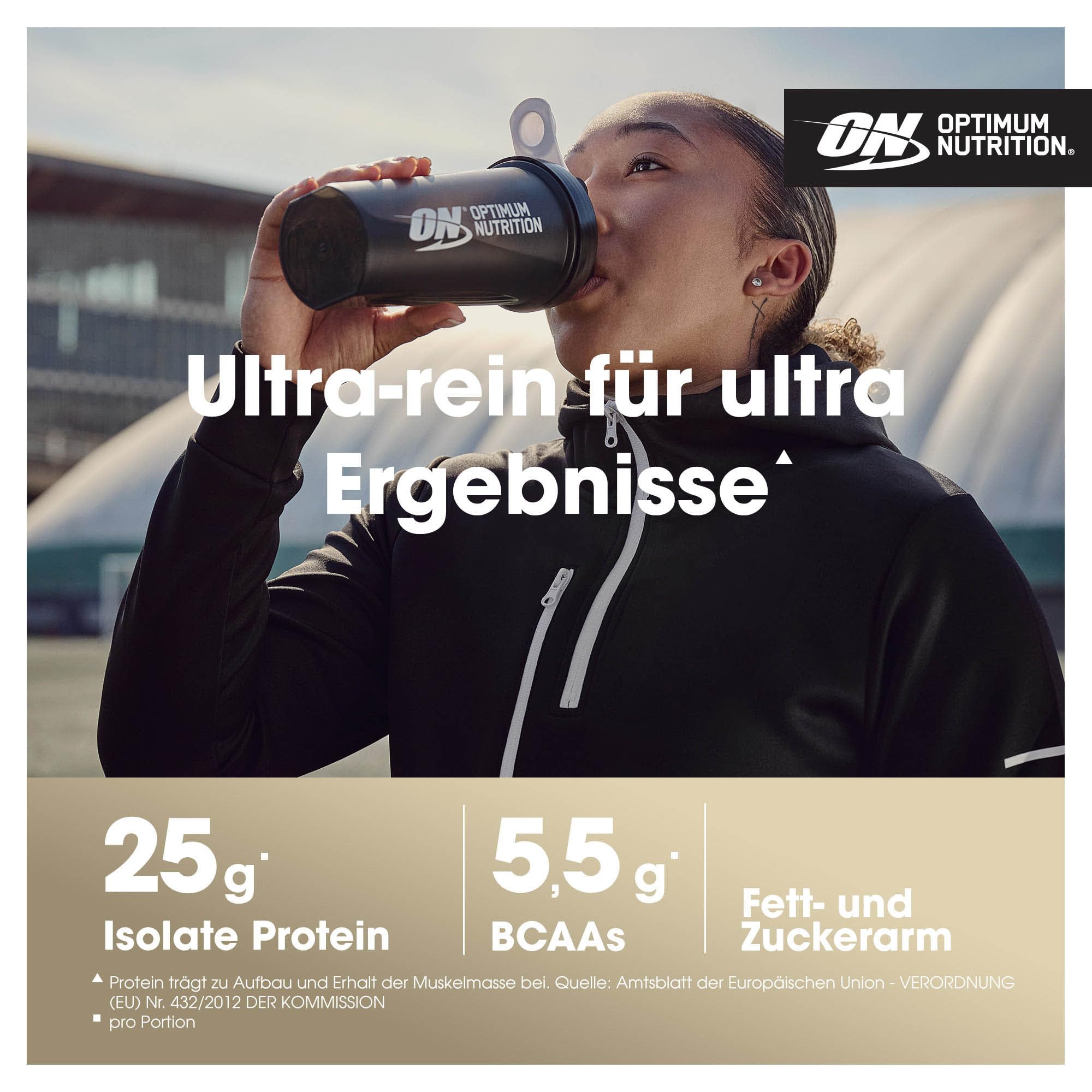 Optimum Nutrition Gold Standard 100% Whey Proteinisolat Pulver, Geschmack Vanille, 930g, 31 Portionen