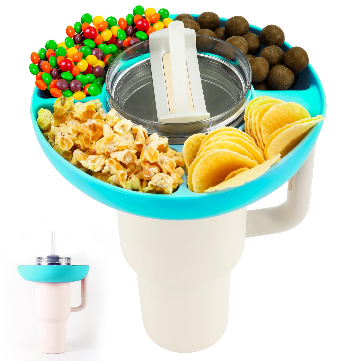Stanley Vassoio Snack 850g Per Bicchiere 880ml – Ciotola Accessori Con Manico, Riutilizzabile, Crema