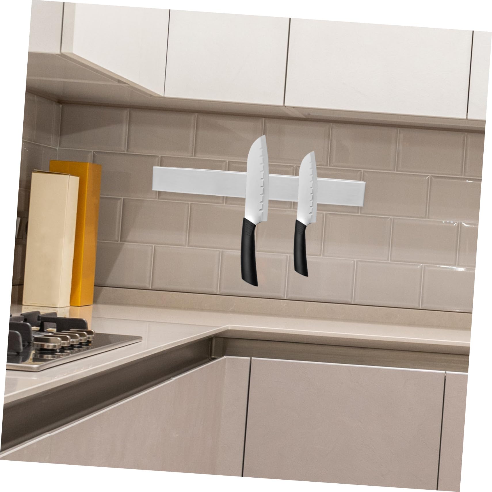 VALICLUD Porte-Couteaux Magnétique Mural INOX Support Aimanté Puissant Capacité Étendue pour Couteaux et Ustensiles de Cuisine