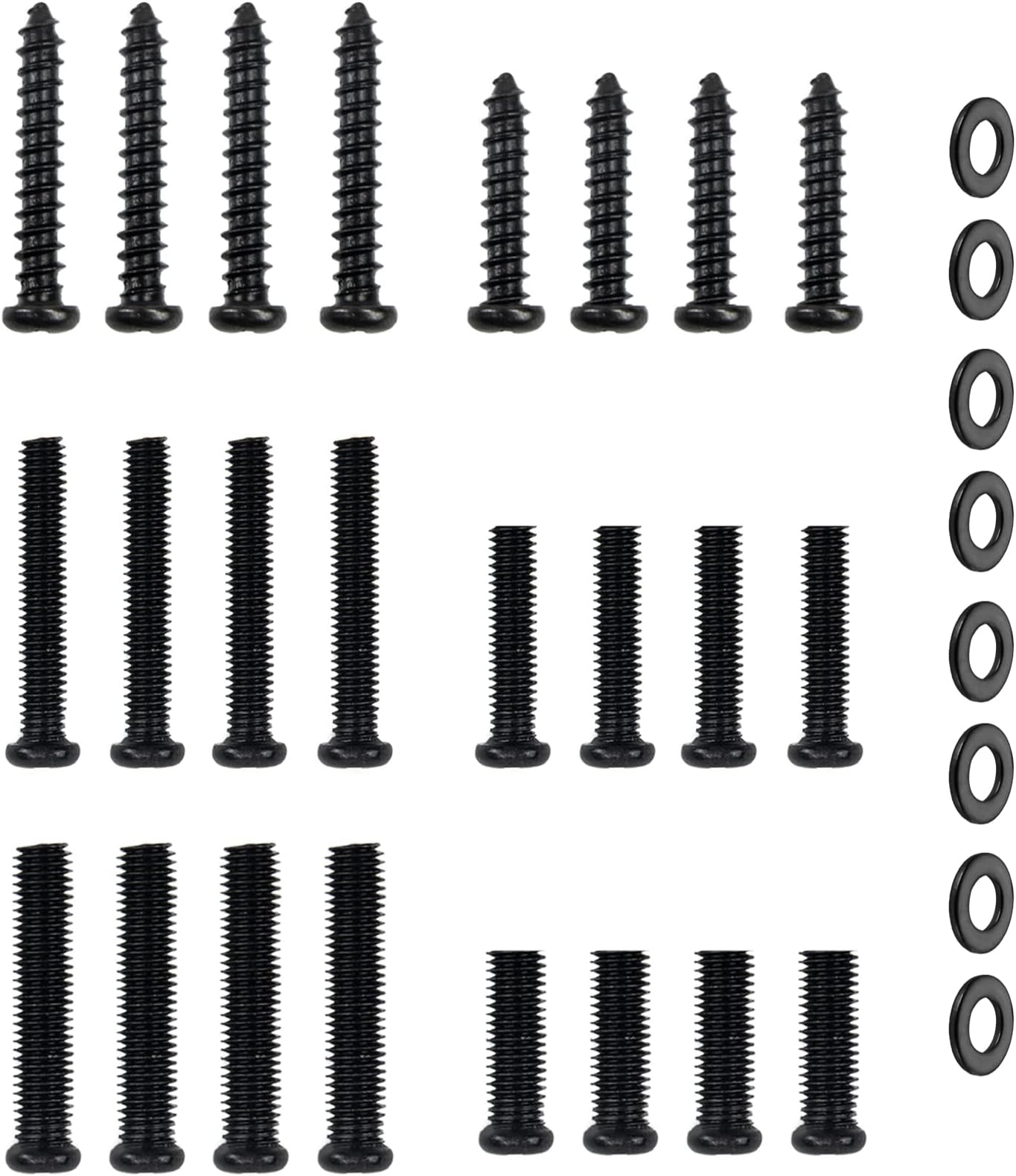TV Stand Screws and Washers for Hisense TV Stand Legs Screws Kit for 32H4030F3 43R6E3 50R6E3 50A6G 55A6G 55H6570 55H6570G 58R6E3 58H6870 65R6E3 65H7809 65H6500F 65H6530F TV Stand Replacement Screws